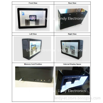 46inch Transparent LCD Ad Player Transparent LCD Showcase-Ad Player